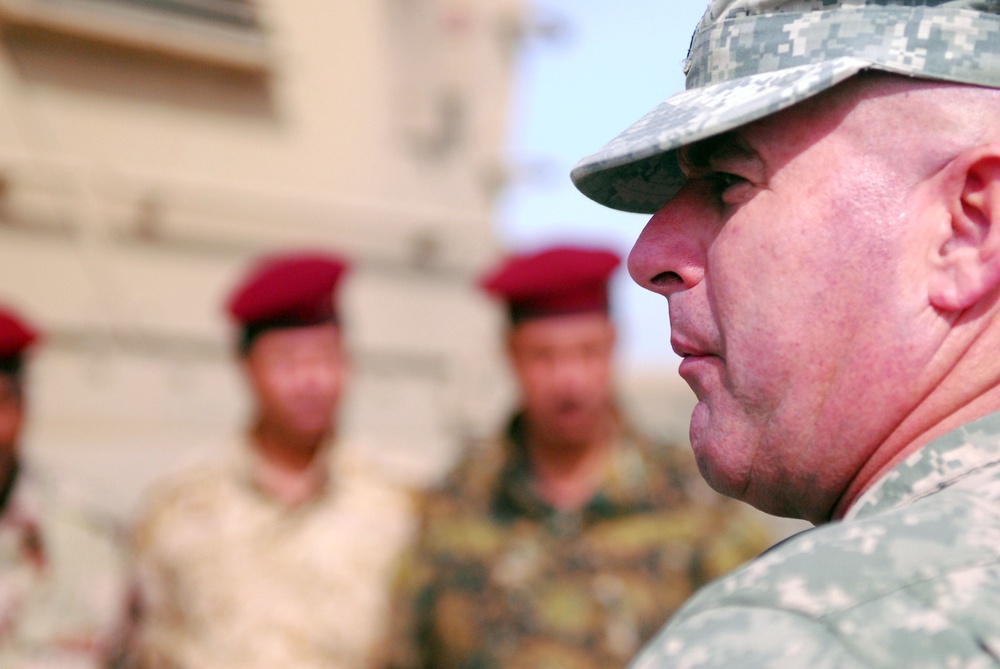 Iraq most senior enlisted visits 'Warriors'