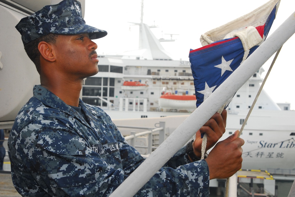 USS Bonhomme Richard Arrival in Port Kelang