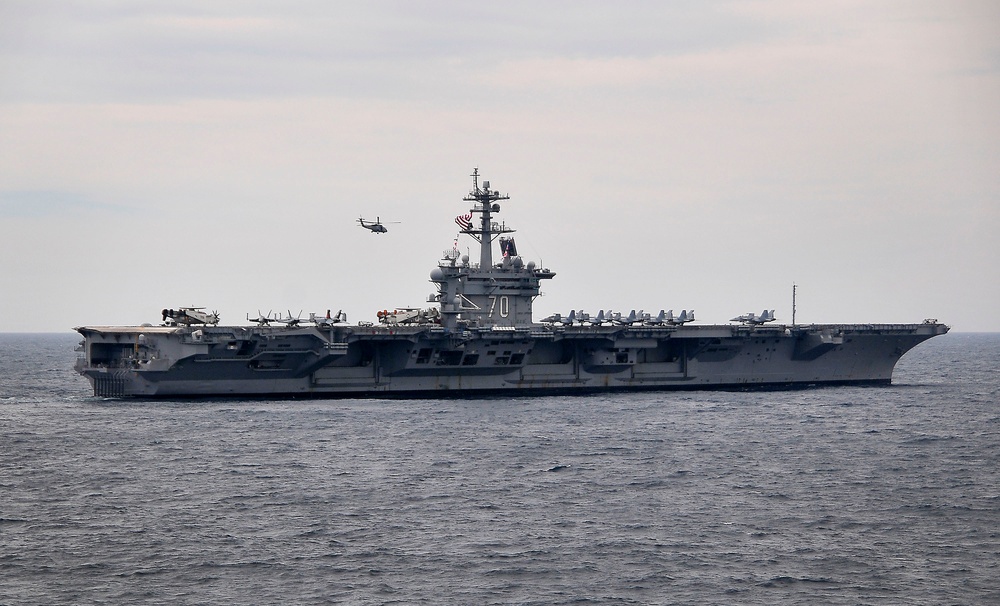 USS Carl Vinson action