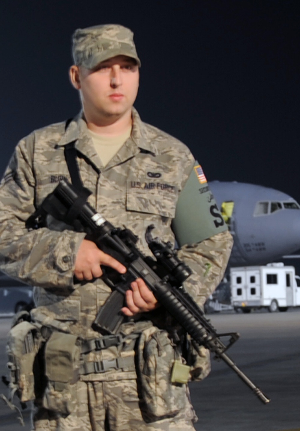 Keesler Airman, Ocean Springs Native, Provides Security for Southwest Asia Base