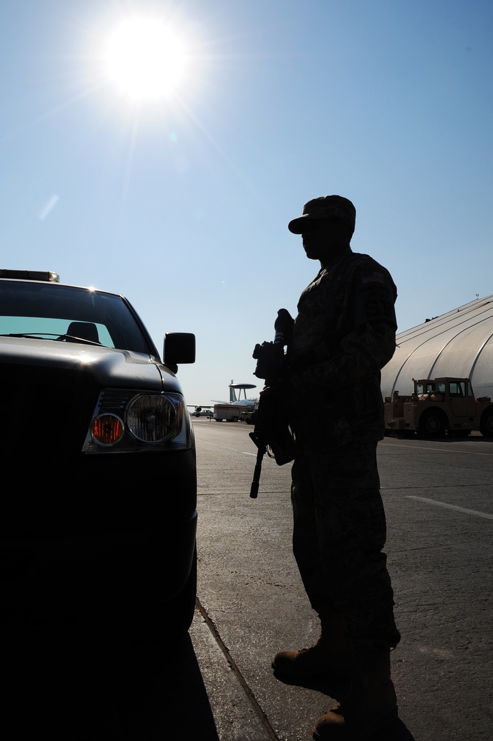 Security Forces Airmen Protect Southwest Asia Base