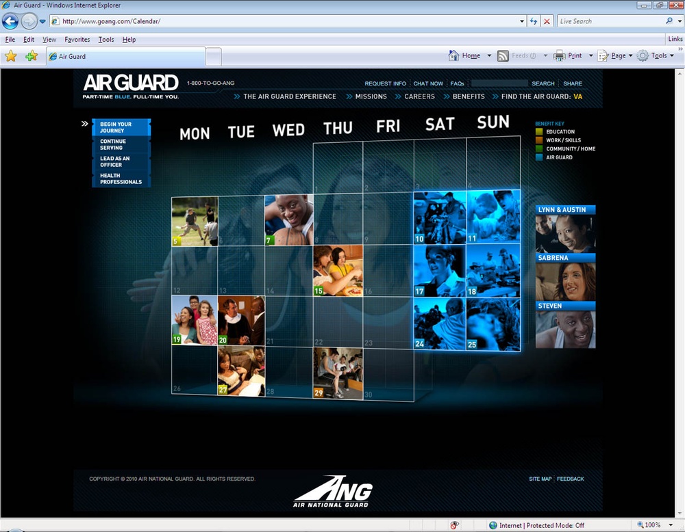 National Guard News: Air Guard enhances recruiting Web site