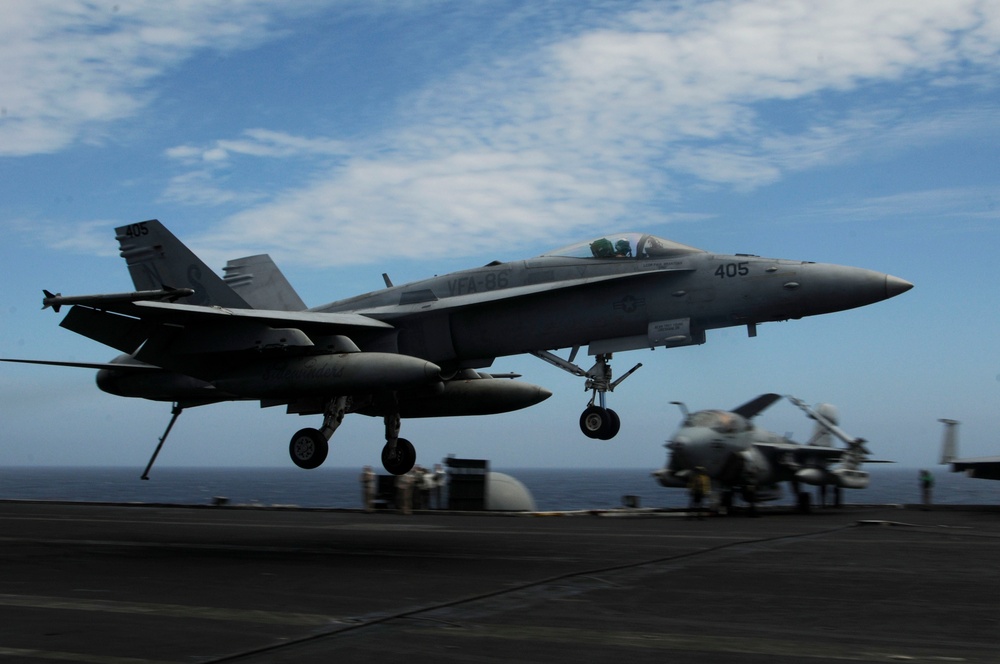 USS Nimitz continues operations