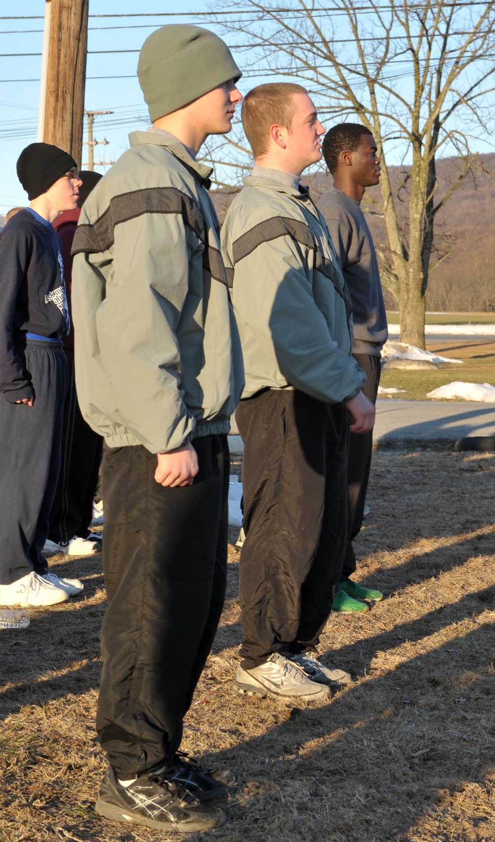 Pennsylvania National Guard Recruits Conduct PT
