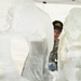 Skinner, Beard, Vaughan compete in five-block ice carving at Army Culinary Arts Competition