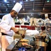 Army Reserve Sgt. Alveranga competes in the Contemporary Category event at Army Culinary Arts Competition