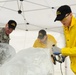 Skinner, Beard, Vaughan compete in five-block ice carving at Army Culinary Arts Competition