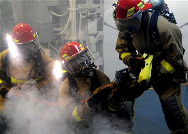 USS Enterprise Demonstrate Fire Control Techniques
