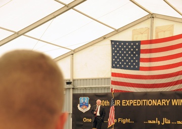 Defense Secretary Gates Visits 380th Air Expeditionary Wing