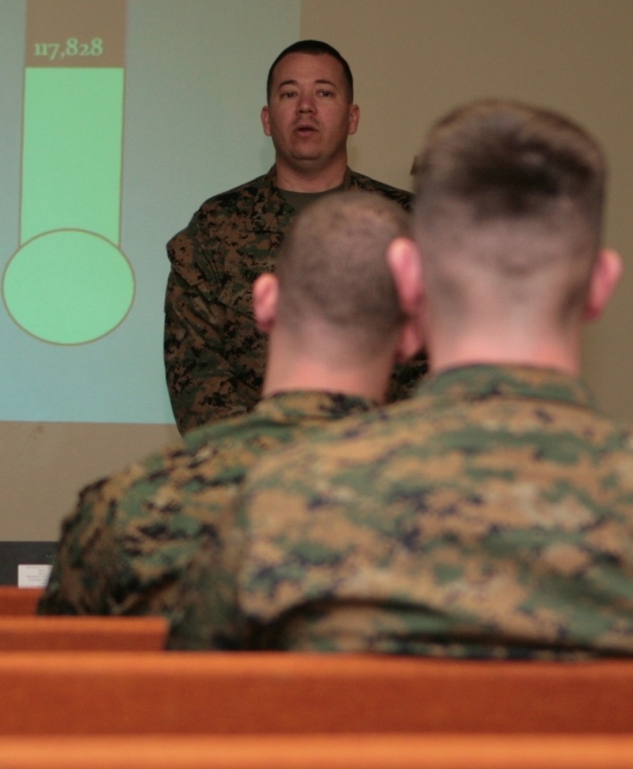 Logistics Marines, Sailors get smart on finances