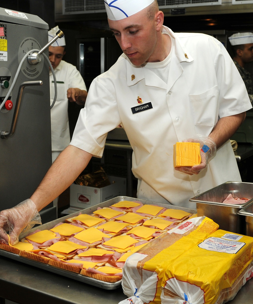 69th Air Defense Artillery Brigade Soldiers put cooking skills to the test