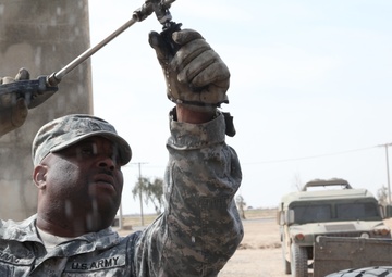 Washing the Heavy Equipment Transporter