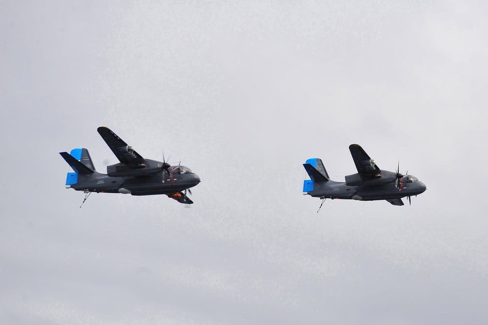 high-speed maneuvers over USS Carl Vinson