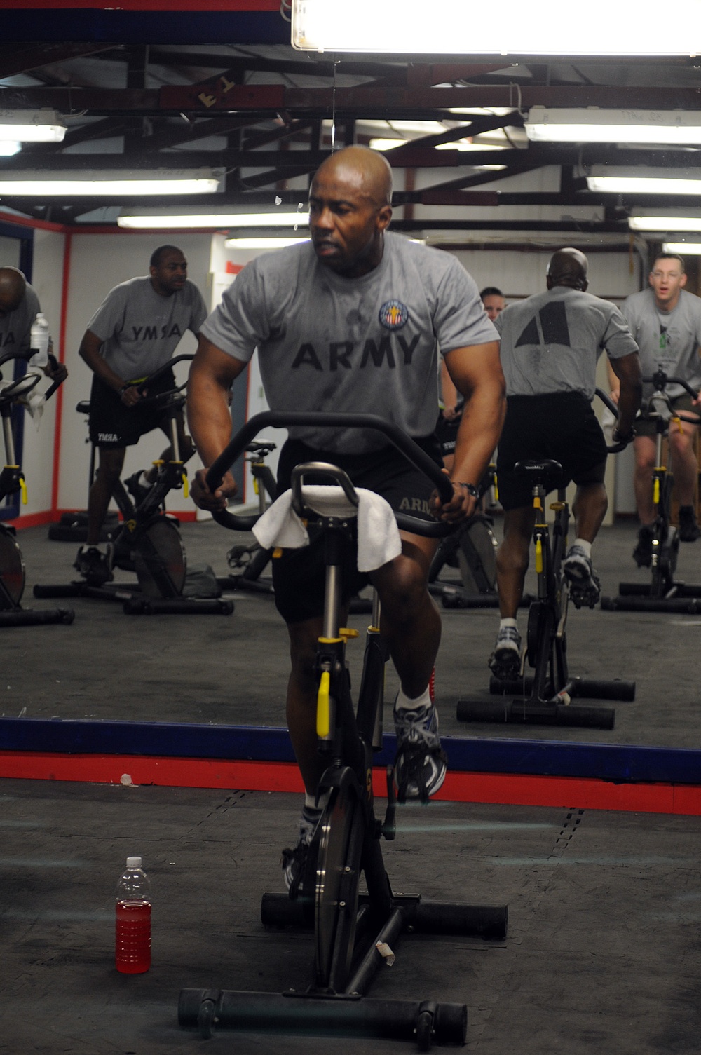 Sweat dripping, heart-racing cycling