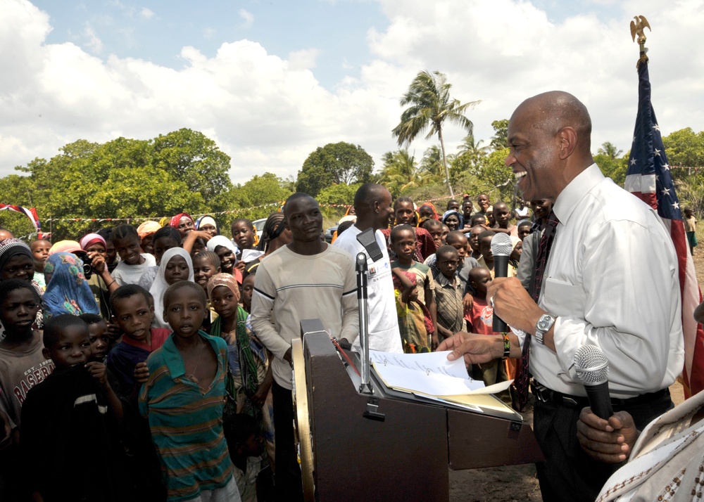 U.S. Embassy to Tanzania dedicates Tanga Water Well