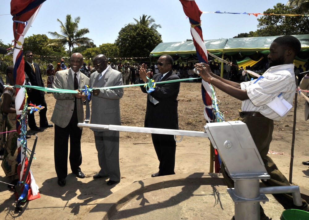 U.S. Embassy to Tanzania dedicates Tanga Water Well