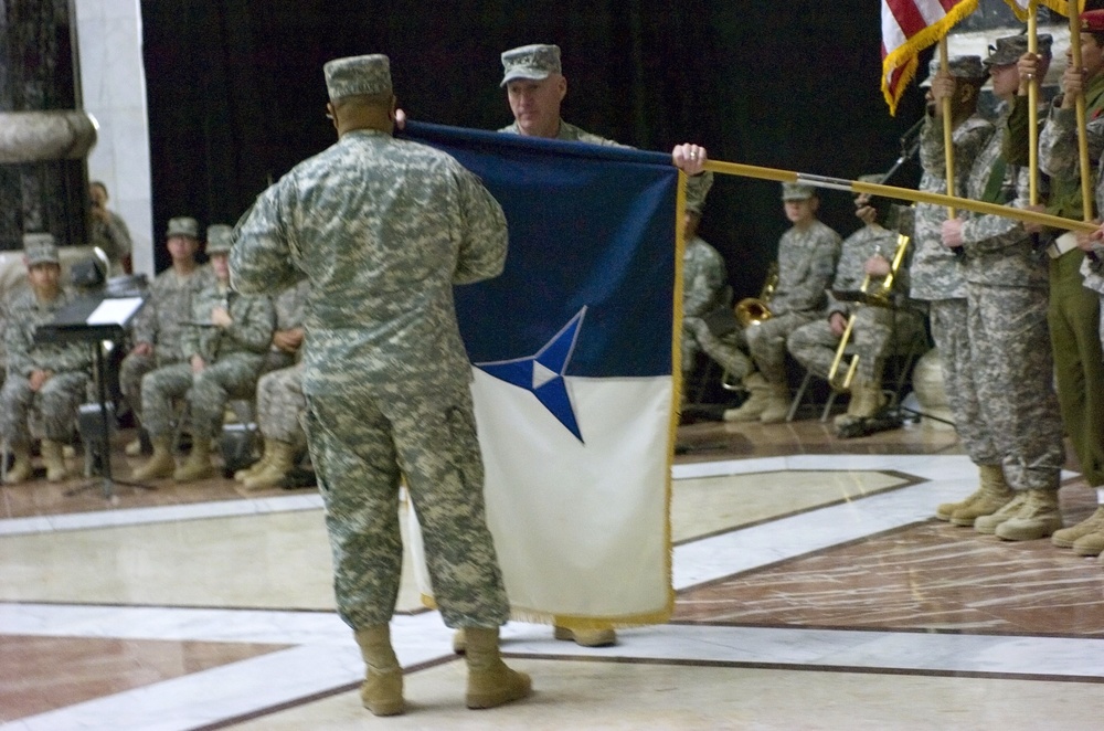 III Corps Uncases Colors, Begins Mission As Nucleus of USF-I