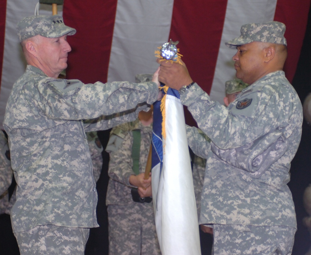 III Corps uncases colors, begins mission as nucleus of USF-I