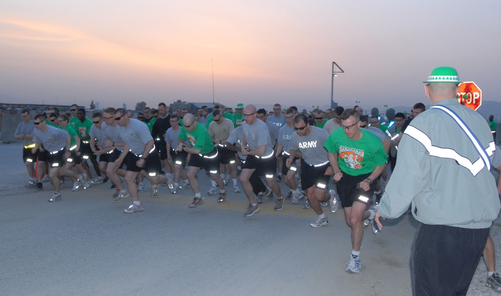 Jalalabad Jig: Task Force Mountain Warrior Runs for St. Patrick's Day