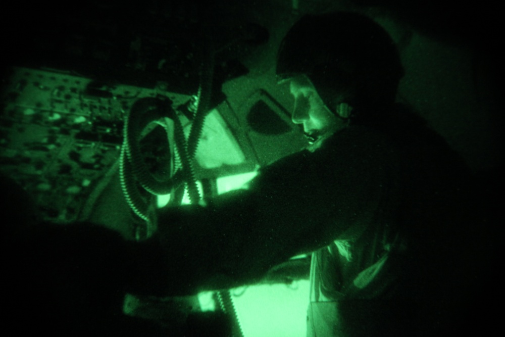 AC-130 crew provides close air support