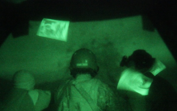 Aircrew drops leaflets