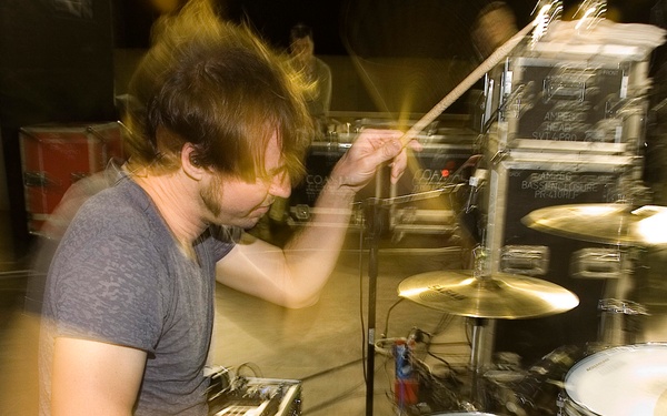 Bad Company performs for the troops