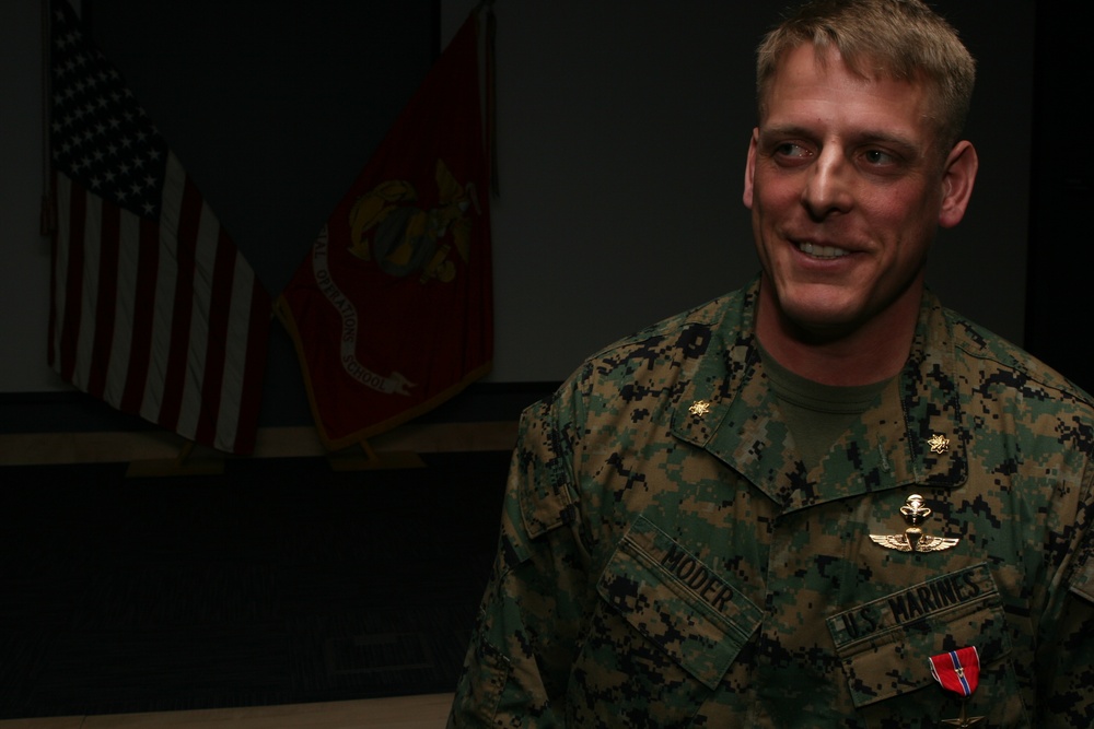 MARSOC Major Receives Award for Actions in Epic Battle