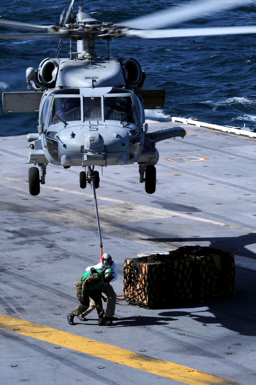 USS Carl Vinson action