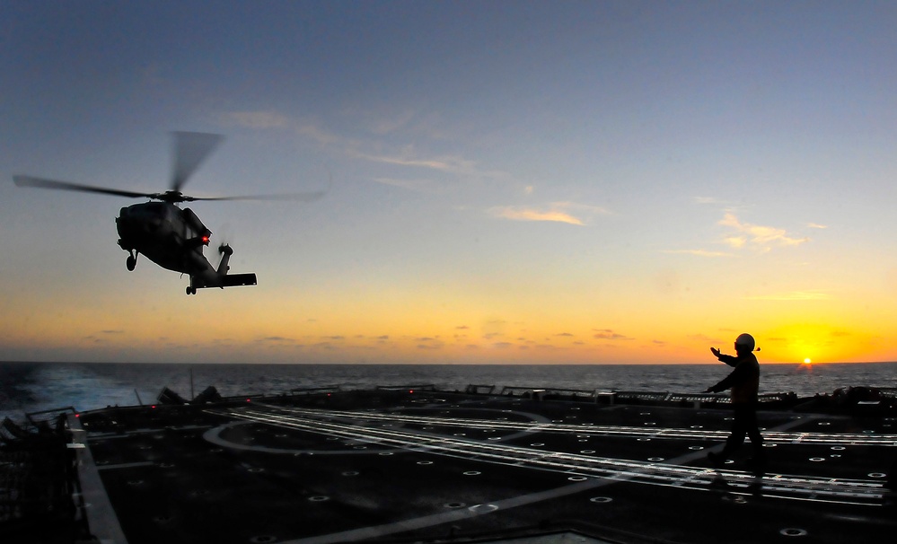 USS Bunker Hill action