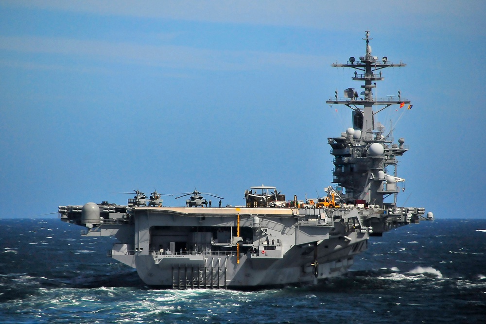 USS Carl Vinson action