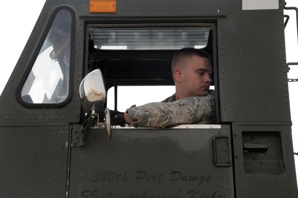 Deployed Joint Base Andrews Aerial Porter, Helena Native, Supports Air Transportation Efforts in Southwest Asia