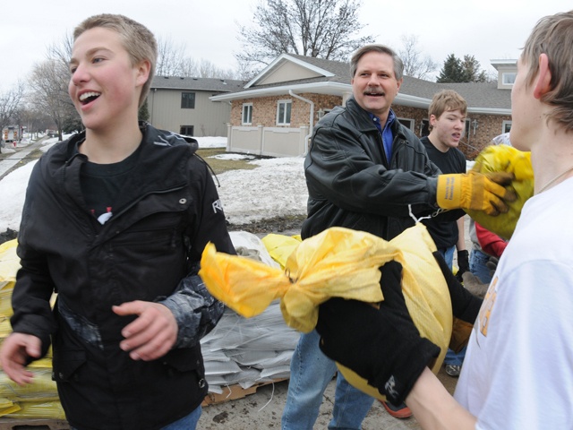 Sandbagging Major Focus of Day 2 Flood Operations