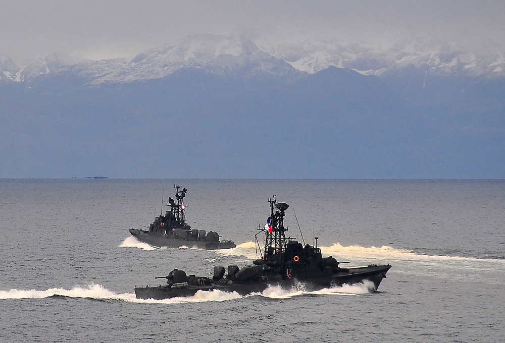 USS Carl Vinson action