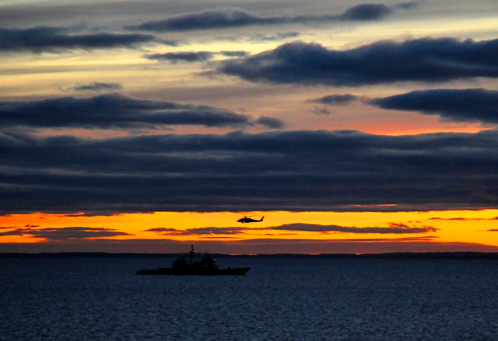 USS Carl Vinson action