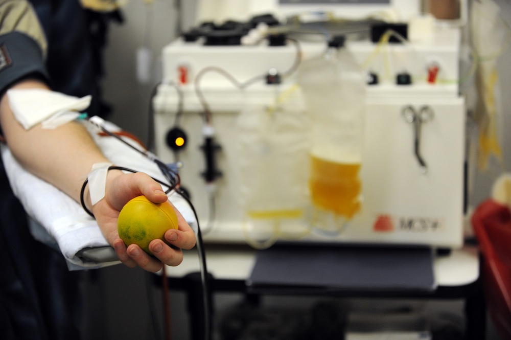 Blood Platelet Donations Vital in Deployed Environment