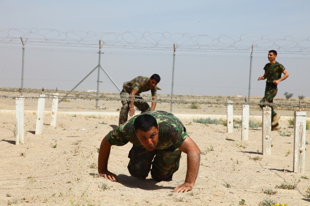 Obstacle course in Basra