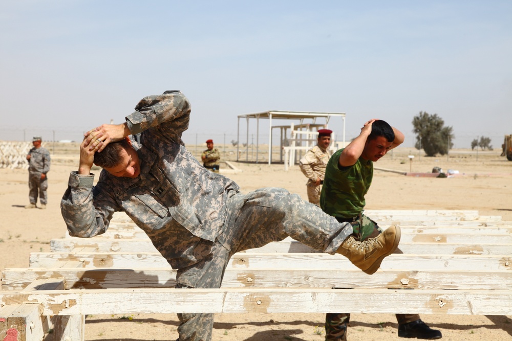 Obstacle course in Basra