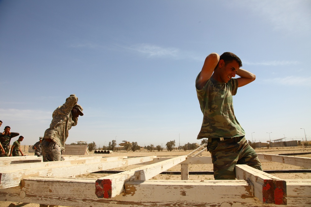 Obstacle course in Basra