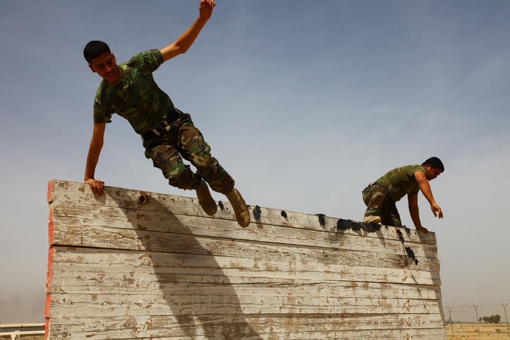 Obstacle course in Basra