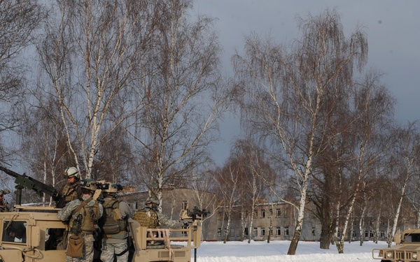 Soldiers Train