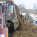 over-land flooding in Lidgerwood, North Dakota