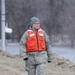 over-land flooding in Lidgerwood, North Dakota