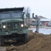 over-land flooding in Lidgerwood, North Dakota