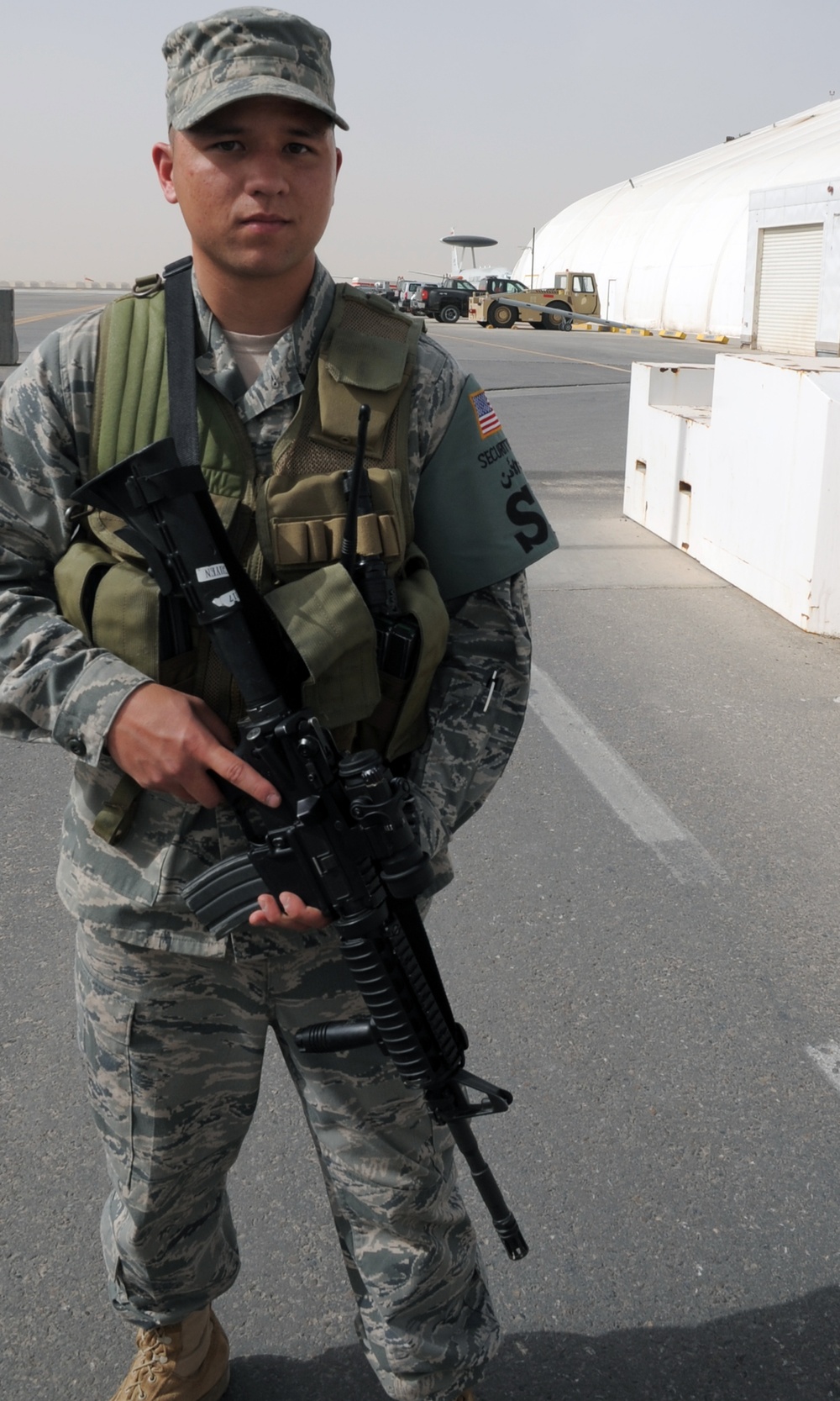 Eglin Airman, Lancaster Native, Supports Security Forces Efforts for Southwest Asia Wing