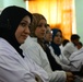 a lecture at the Basra University College of Medicine in Basra