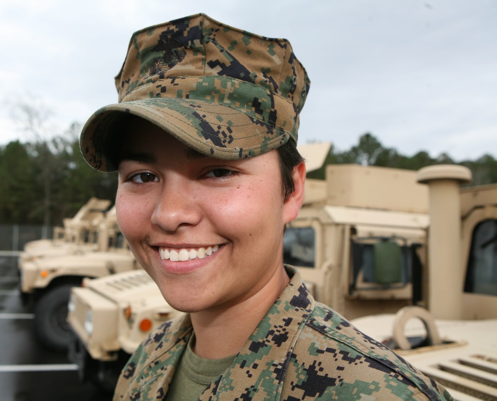 Logistics non-commissioned officer setting example for fellow women warriors