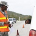 Soldiers inspect vehicles