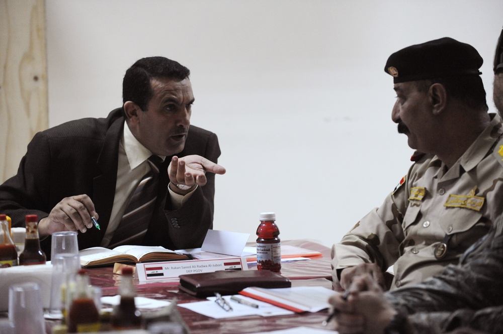 Forward Operating Base Warrior Hosts Sons of Iraq Transition Meeting