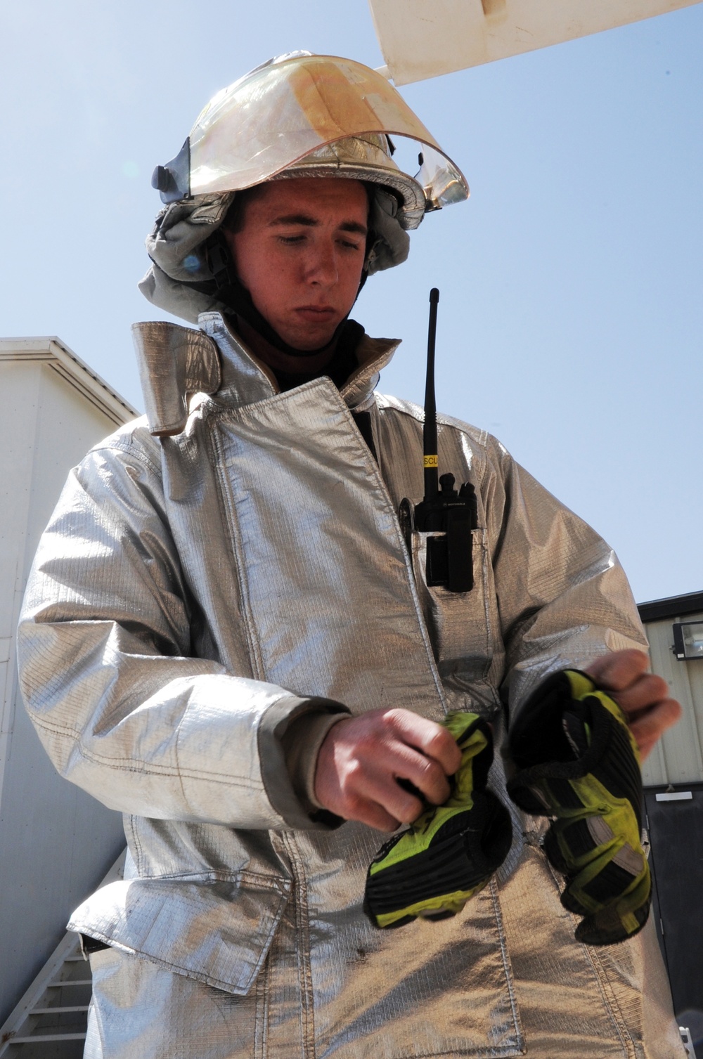 Charleston Airman, Oconomowoc Native, Supports Fire Protection Efforts for Southwest Asia Wing