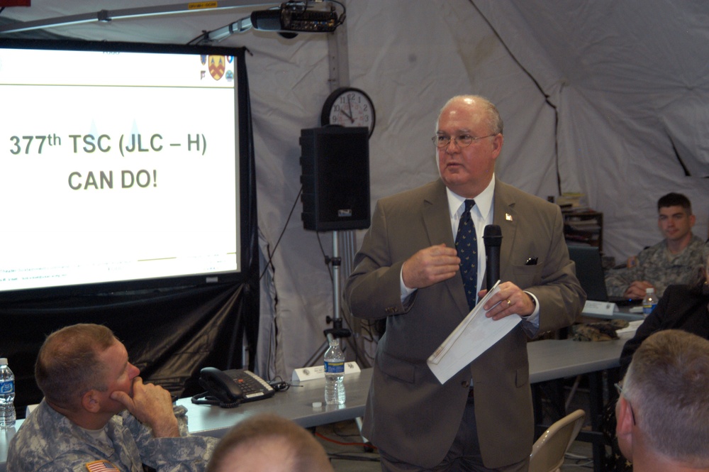 Undersecretary of Army Visits 377th TSC